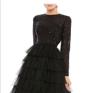 Ieena for Mac Duggal Tulle cocktail dress.